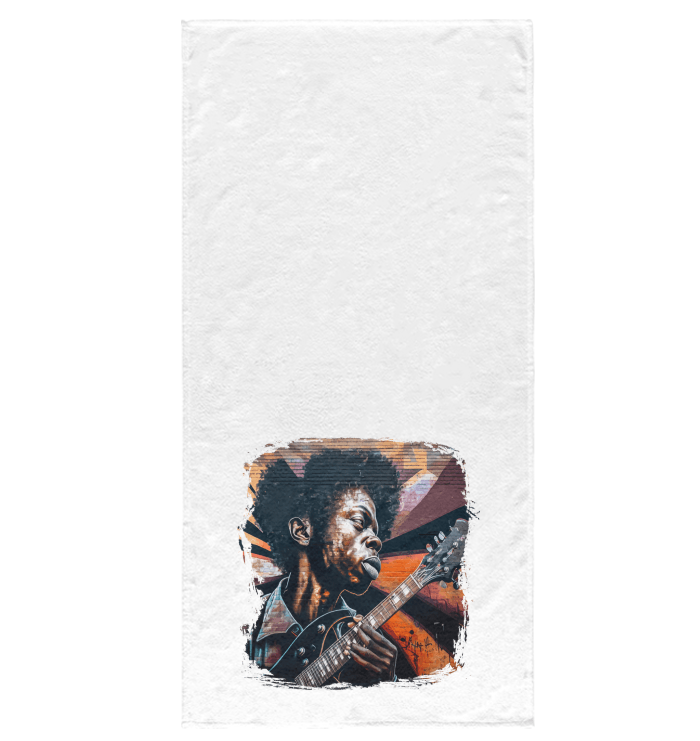 Virtuoso Of The Fretboard Bath Towel - Beyond T-shirts