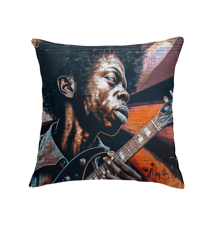 Virtuoso Of The Fretboard Indoor Pillow - Beyond T-shirts