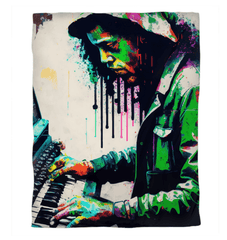 Wailing On The Keys Duvet Cover - Beyond T-shirts