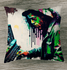 Wailing On The Keys Indoor Pillow - Beyond T-shirts