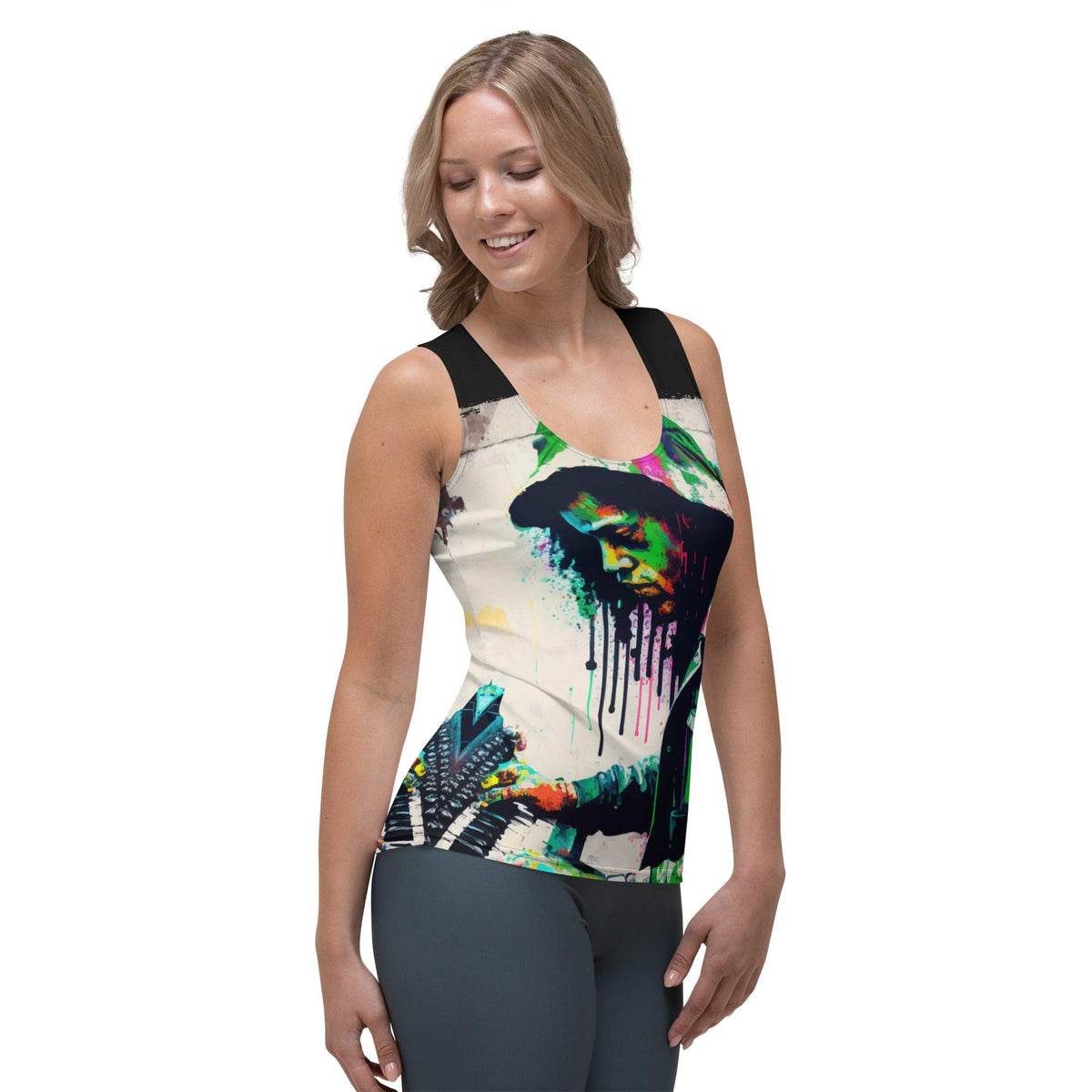 Wailing On The Keys Sublimation Cut & Sew Tank Top - Beyond T-shirts
