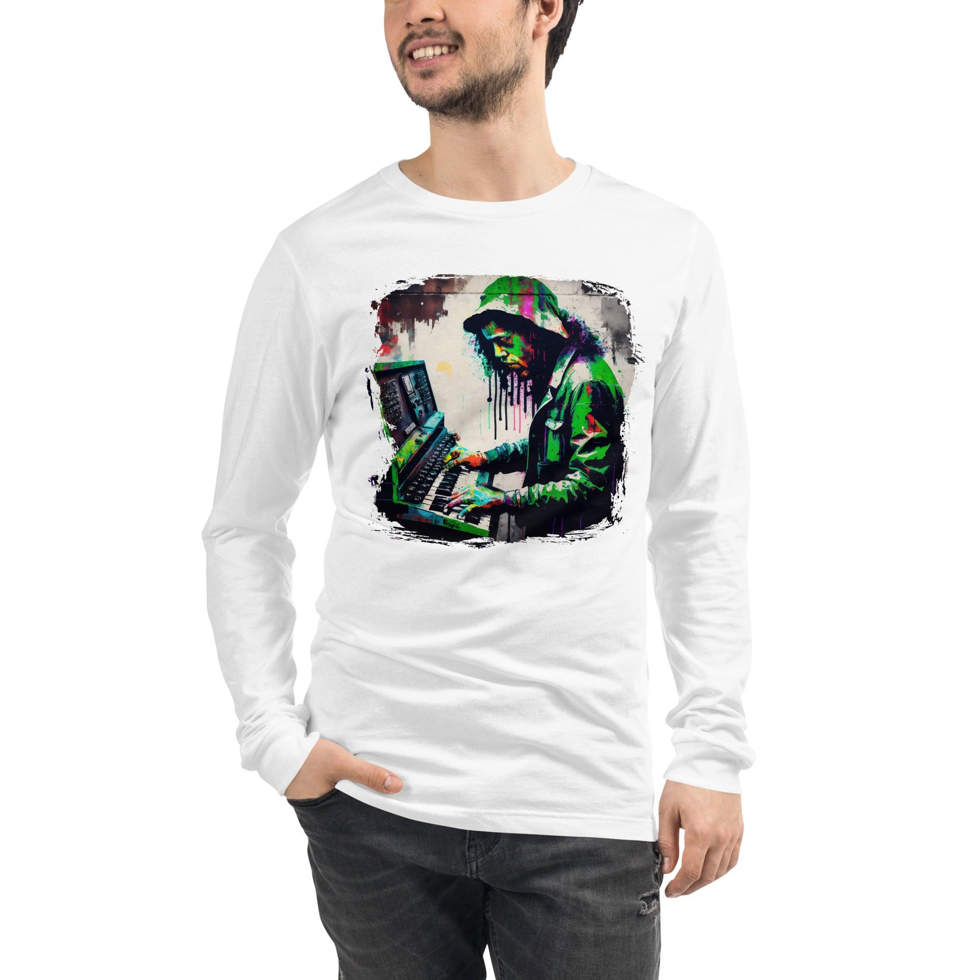 Wailing On The Keys Unisex Long Sleeve Tee - Beyond T-shirts