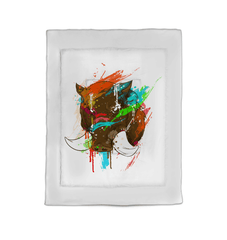 Watercolor Boar Comforter Twin - Beyond T-shirts