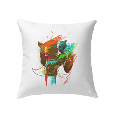 Watercolor Boar Indoor Pillow - Beyond T-shirts