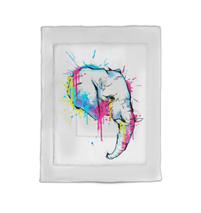 Watercolor Elephant Comforter Twin - Beyond T-shirts