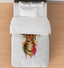 Watercolor Elk Comforter Twin - Beyond T-shirts