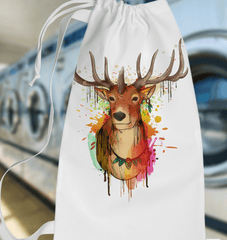 Watercolor Elk Laundry Bag - Beyond T-shirts