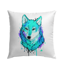 Watercolor Fox Outdoor Pillow - Beyond T-shirts