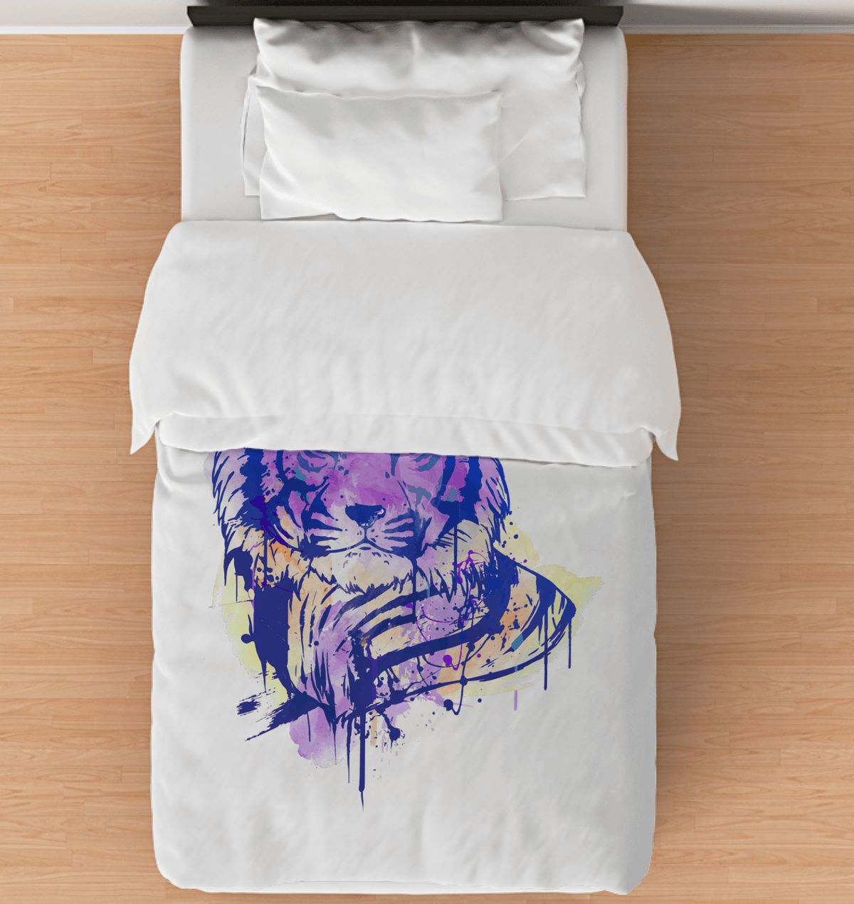 Watercolor Tiger Duvet Cover - Beyond T-shirts