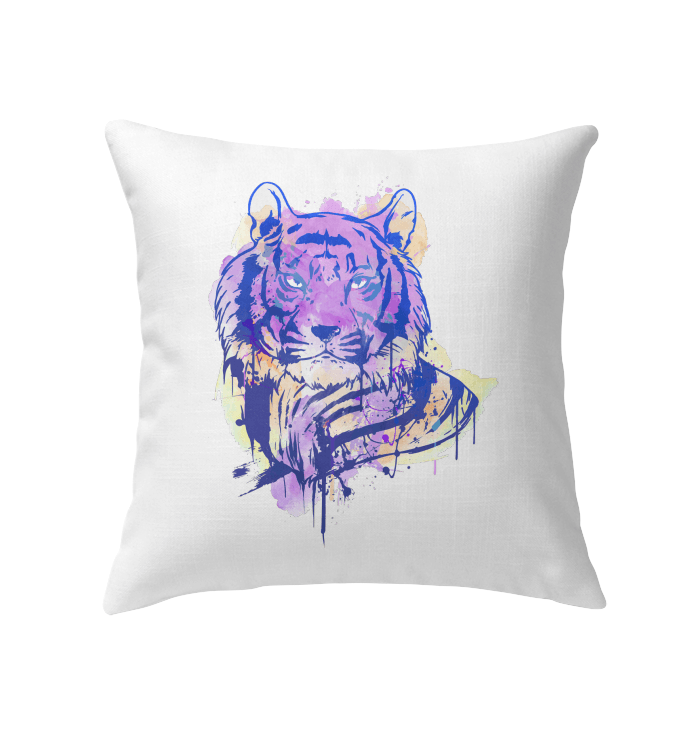Watercolor Tiger Indoor Pillow - Beyond T-shirts