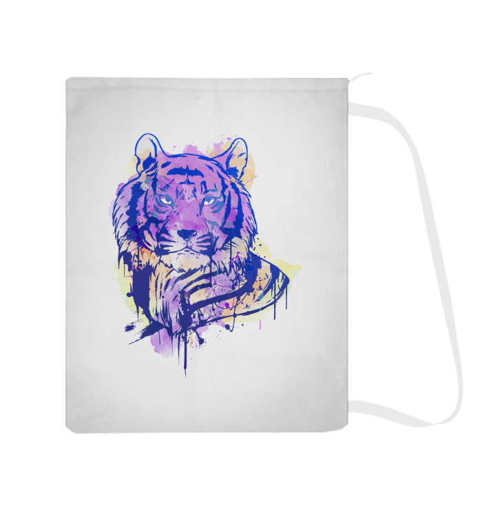 Watercolor Tiger Laundry Bag - Beyond T-shirts