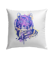 Watercolor Tiger Outdoor Pillow - Beyond T-shirts