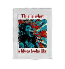 What A Blues Looks Like Comforter - Twin - Beyond T-shirts