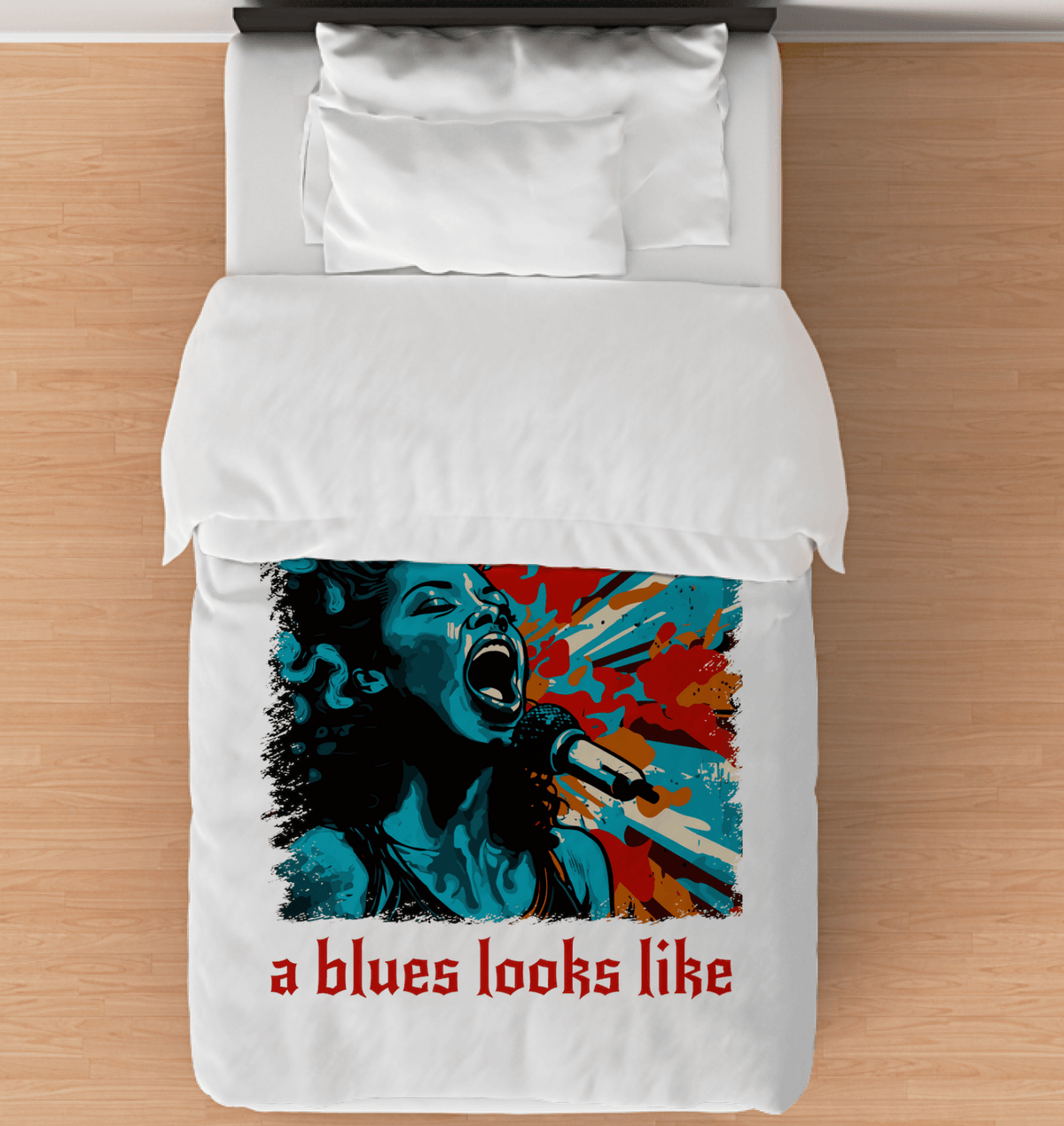 What A Blues Looks Like Duvet Cover - Beyond T-shirts