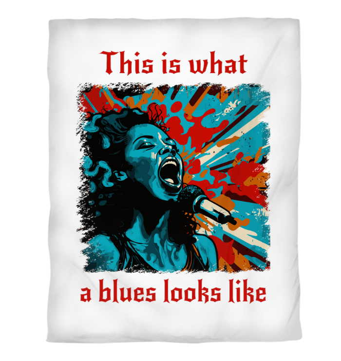 What A Blues Looks Like Duvet Cover - Beyond T-shirts