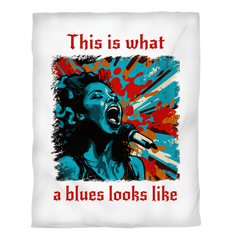 What A Blues Looks Like Duvet Cover - Beyond T-shirts