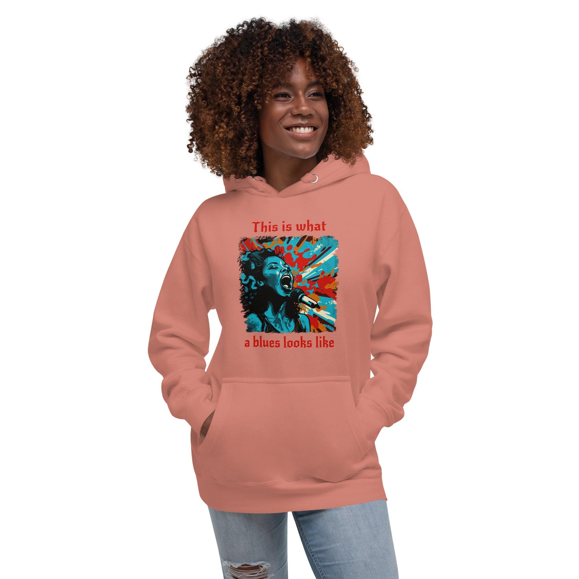 What A Blues Looks Like Unisex Hoodie - Beyond T-shirts
