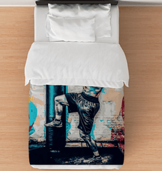 Winners Never Quit Duvet Cover - Beyond T-shirts