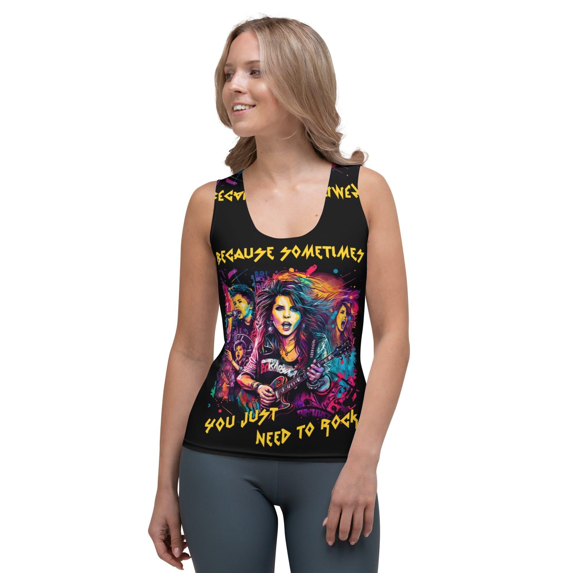 You Just Need To Rock Sublimation Cut & Sew Tank Top - Beyond T-shirts