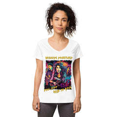 You Just Need To Rock Women’s Fitted V-neck T-shirt - Beyond T-shirts