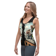 You're Too Old Sublimation Cut & Sew Tank Top - Beyond T-shirts