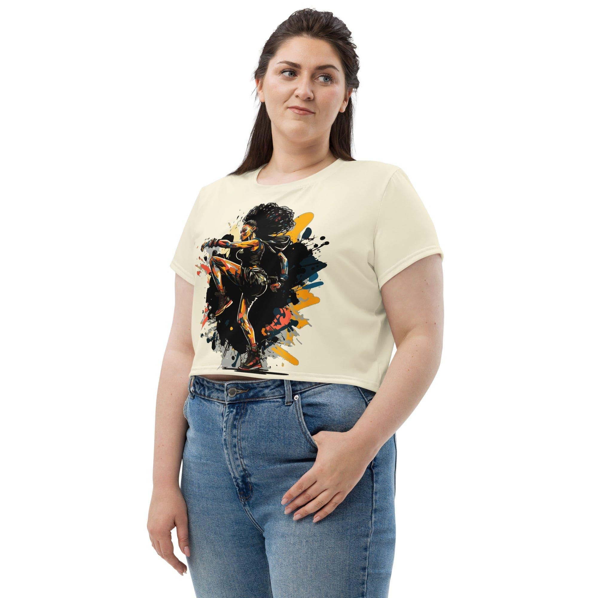 Your Fight Your Rules All-Over Print Crop Tee - Beyond T-shirts