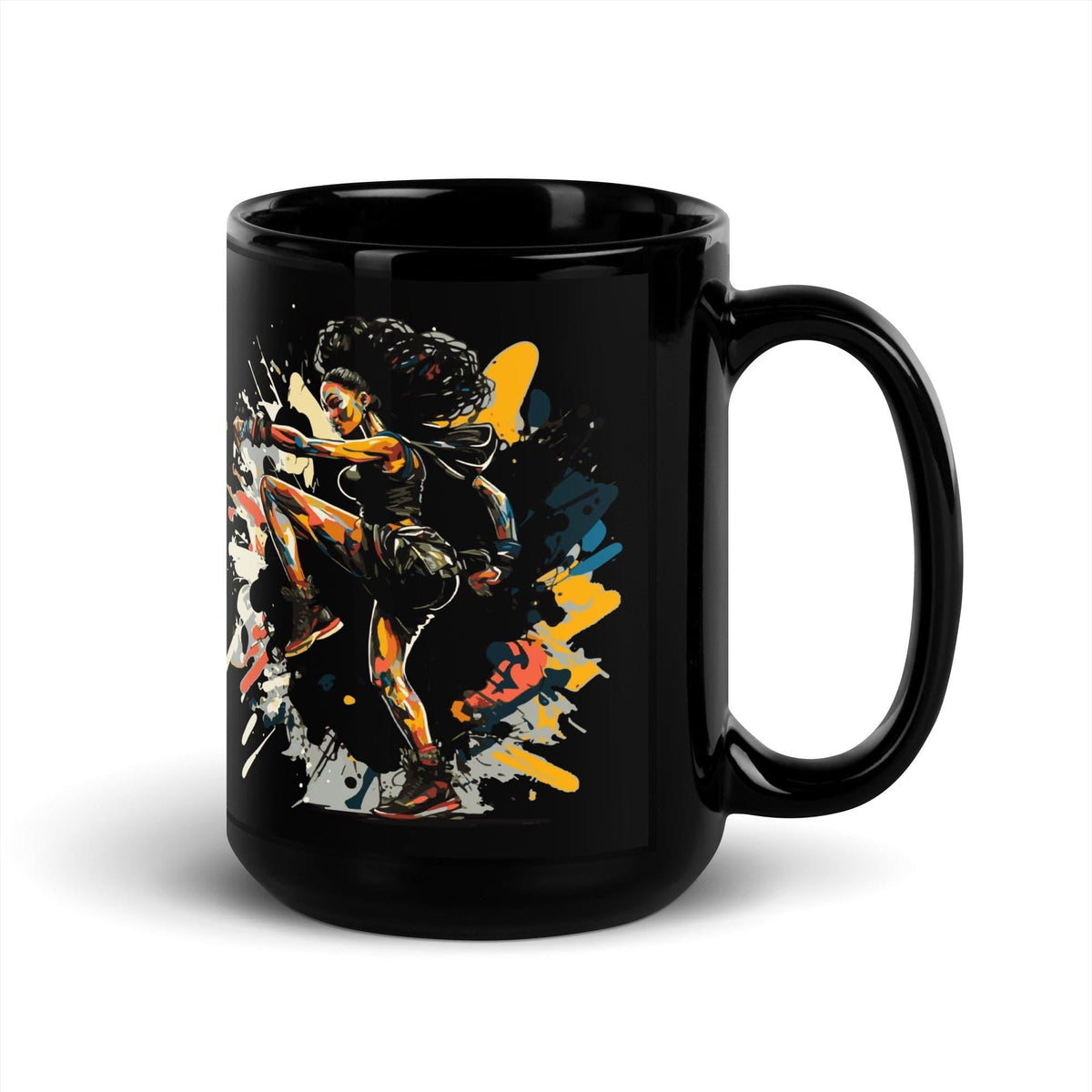 Your Fight Your Rules Black Glossy Mug - Beyond T-shirts