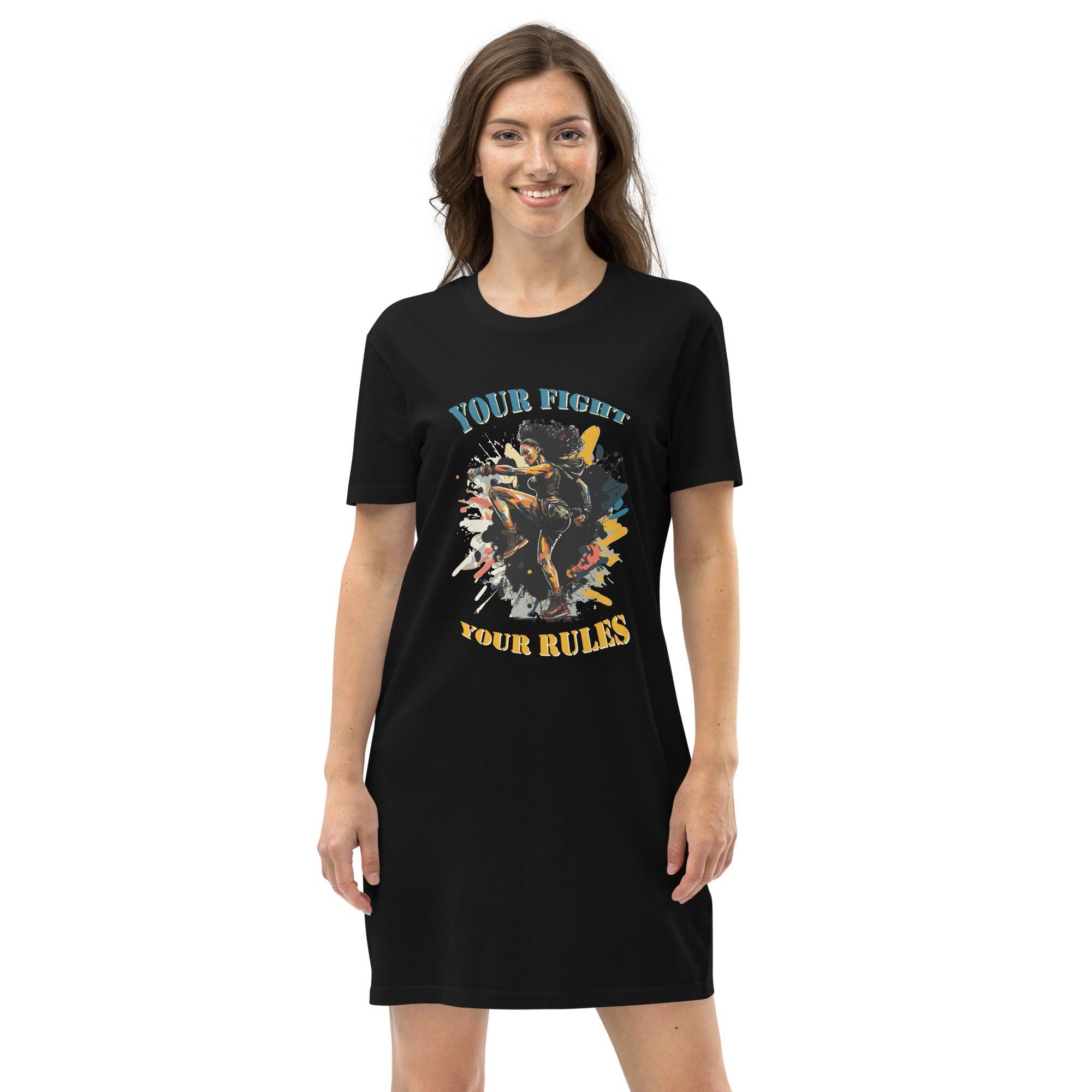 Your Fight Your Rules Organic Cotton T-Shirt Dress - Beyond T-shirts