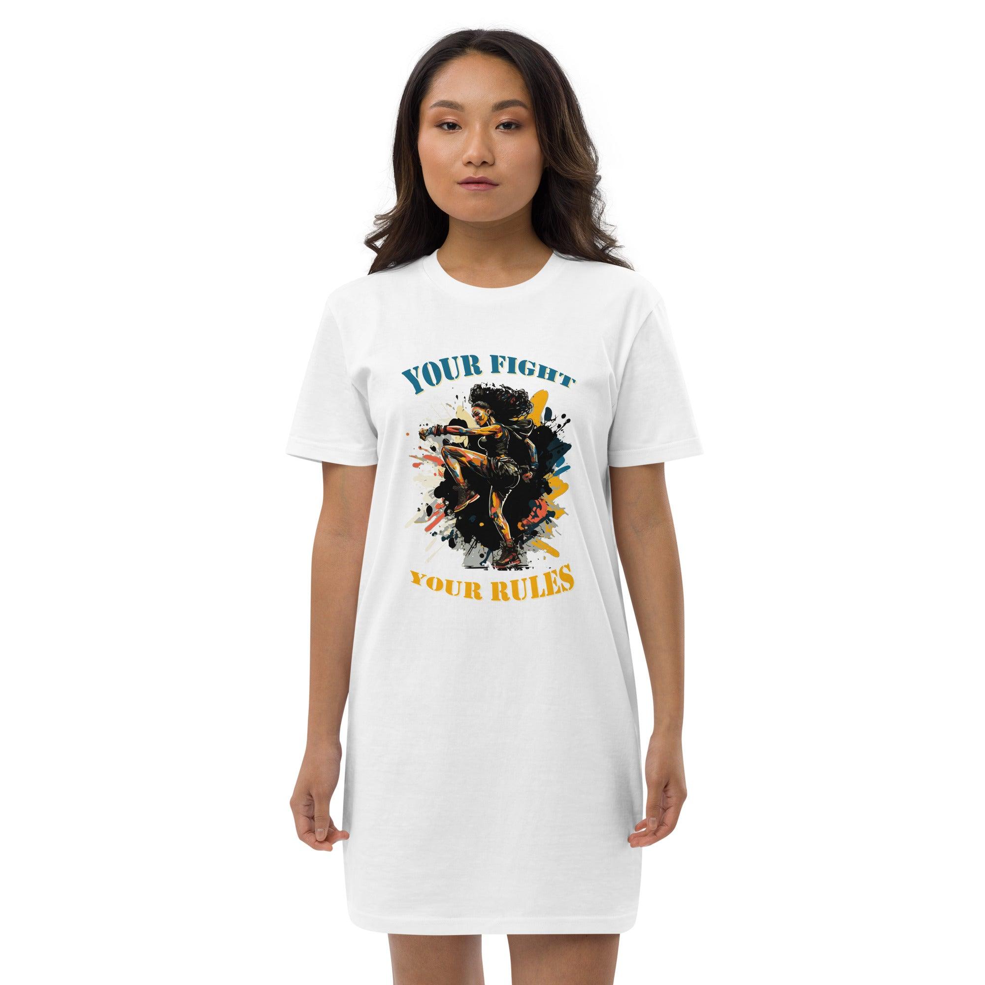 Your Fight Your Rules Organic Cotton T-Shirt Dress - Beyond T-shirts