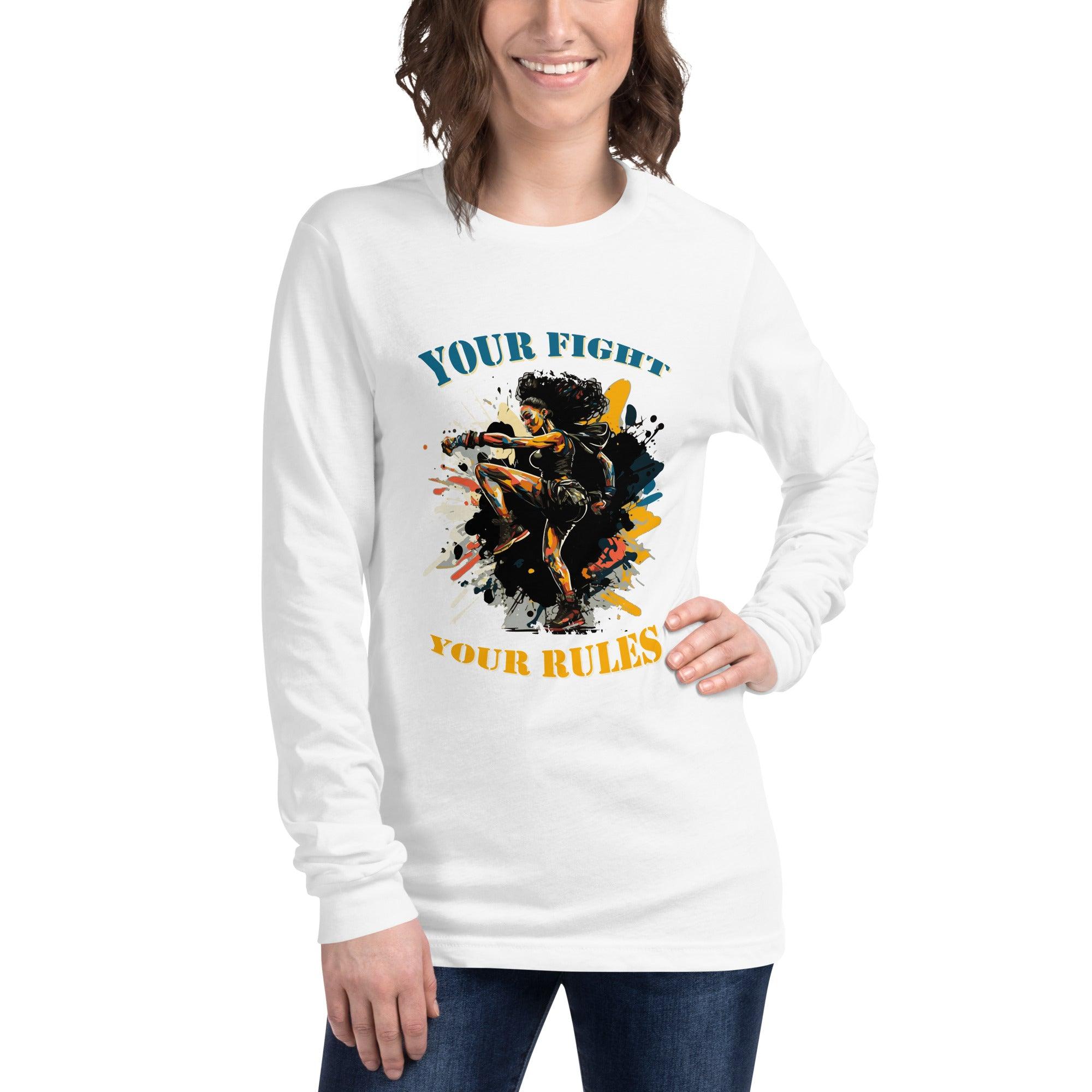 Your Fight Your Rules Unisex Long Sleeve Tee - Beyond T-shirts