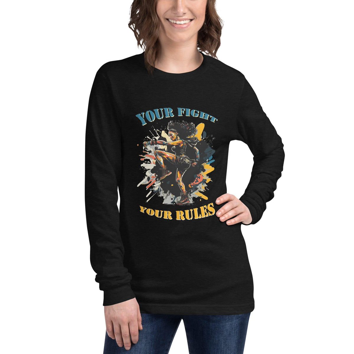 Your Fight Your Rules Unisex Long Sleeve Tee - Beyond T-shirts